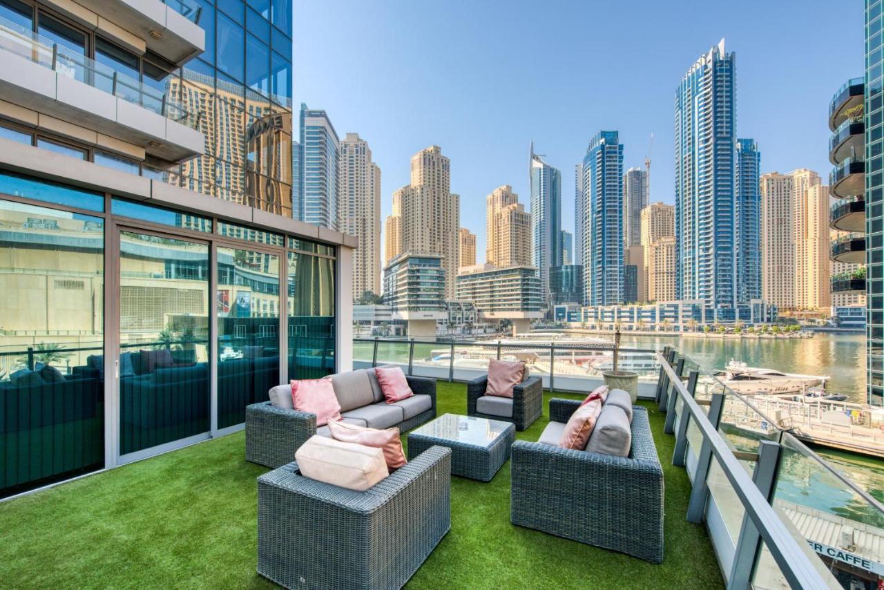 Maison Privee - Big, Bright, Luxury Marina Views Apt Next To Beach Dubai Eksteriør bilde